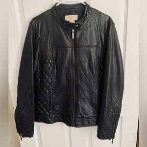 Michael Kors Genuine Leather Jacket